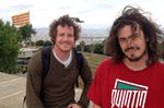 Bad Hair Day in Barcelona mit einem gerade wiedergenesenden Van Homan und Ben Lewis