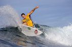 Tyler Wright during the quarterfinals of the Maui Pro at Honolua Bay, Maui.