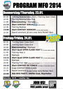 Timetable MFO 2014