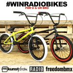 Jetzt teilnehmen und gewinnen! In Kooperation mit dem kunstform BMX Shop verlosen wir zwei Radio Bikes Darko 2016 Kompletträder für dich und deinen Bro.