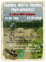 Am 23.4.2016 findet am BMX-Spot im Sportpark Dallgow ein Trailsjam statt.