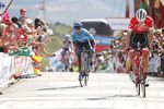 Nairo Quintana (Movistar) holte sich auf der 13. Etappe der Vuelta a Espana mit einem starken Angriff den 3. Platz der Gesamtwertung. (Foto: Sirotti)