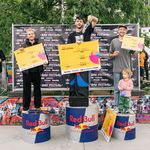 Die Kings der Outledge (v. l. n. r.): Kilian Roth (2.), Joe Jarvis (1.) und Eddie Baum (3.)