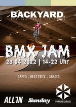 Am 23. April 2022 geht es in der Backyard e. V. Skatehalle Oldenburg BMX-technisch rund! Was genau geplant ist, erfährst du hier.