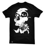 Lotek-T-Shirt-Skull-schwarz
