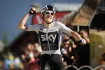 Geraint Thomas (Team Sky) siegt auf der 11. Etappe der 105. Tour de France und übernimmt die Führung in der Gesamtwertung. (Foto: © ASO / A Broadway)