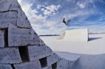 Daniel Dhers rides and flies around his BMX Salt Park Project in Uyuni, Bolivia, Photo: Camilo Rozo/Red Bull Content Pool