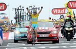 18. Etappe - Der dritte Etappensieg für den späteren Gesamtsieger Vincenzo Nibali (Astana Pro Cycling) in Hautacam zeigt endgültig wer diese Tour de France gewinnen wird. (Foto: Sirotti)