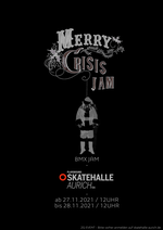 Ho, ho, ho! Vom 27.-28. Dezember 2021 steigt in der Skatehalle Aurich der Merry Crisis Jam
