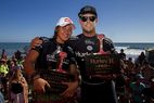 Carissa Moore (HAW) and Mick Fanning (AUS) are the 2015 Swatch Women