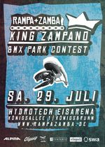 Am 29. Juli 2023 findet im Rahmen des "Rampa Zamba"-Festivals ein BMX-Parkcontest in Königsbrunn statt. Hier erfährst du mehr.