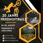 Jubiläumsjam in Sachsen! Die legendären Friedhoftrails in Flöha feiern vom 24. bis 25. August 2024 ihren 20. Geburtstag. Herzlichen Glückwunsch!