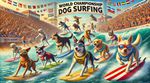 Hunde Surf Weltmeisterschaft