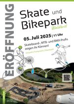 Am 05.07.2025 eröffnet der Skate- & Bikepark in Waldbröl seine Pforten. Die Anlage ist mehr als 2.000 qm groß und sieht vielversprechend aus.