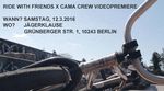 Ride with Friends und die Cama Crew stellen am 12. März 2016 ihr neues Video in der Jägerklause Berlin der Öffentlichkeit vor. Hier erfährst du mehr.