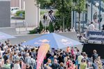 Philipp Muth hat sich dank der Wildcard, die er wenige Wochen zuvor auf dem EUROBIKE BMX-Festival im Hafenpark Frankfurt gewonnen, für den EUROBIKE SKYLINE BMX Contest qualifiziert. Auch auf dem Frankfurter Messegelände lieferte er eine überaus stabile Leistung ab und schaffte es bis ins Finale, wo er letztlich den 7. Platz belegte. Herzlichen Glückwunsch!