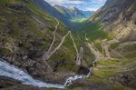 Trollstigen in Norway, one of the most dangerous roads in the world