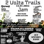 Am 13.07.2024 findet am Voltaplatz Krefeld ein BMX-Jam statt, auf dem die Betonobstacles im Skatepark und die Trails gleich daneben durchmassiert werden.