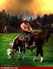 Vladimir-Putin-Riding-a-Moose-Cow-89985