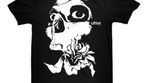 Lotek-T-Shirt-Skull-schwarz