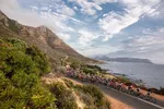 Chapmans Peak Radfahrer Südafrika
