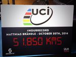 Mit einer Marke von 51,850 Kilometer ist Matthias Brändle neuer Stundenweltrekordhalter.
