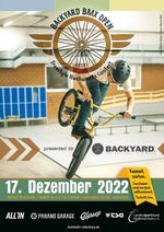 Am 17. Dezember 2022 findet in der Skatehalle Oldenburg ein BMX-Nachwuchscontest statt, an dem jede:r teilnehmen kann. Sag "Hallo" zu den Backyard BMX Open.