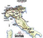 Die Strecke des Giro d