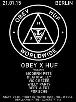 Obey x Huf Bright Party