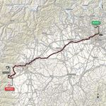 Etappe 18_Giro d’Italia 2016 Karte