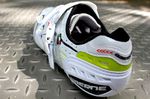 Gaerne Carbon G Platinum road shoe London 2013, heel cup, pic: Timothy John, ©Factory Media