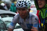 Nairo Quintana zeigte während der 12. Etappe der Tour de France 2015 ein Lebenszeichen. Es scheint fast so, als ob er der einzige der vier Titanen ist, der Froome im Moment das Wasser reichen kann. (pic: Sirotti)