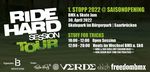 Nach fast zwei Jahren Zwangspause findet der erste Stopp der Ride Hard Session Tour 2022 vom 29.04.–01.05. in Saarbrücken statt.