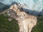 Uluwatu Zerstörung der Klippe 