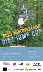 Der Münsterland Dirt Jump Cup 2023 steht in den Startlöchern. Die wichtigsten Infos zu allen drei Stopps findest du in unserem BMX-Terminkalender.