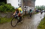 Vincenzo Nibali and his team-mates were supposed to inexperienced and vulnerable on the cobbles, but he proved his doubters wrong with a superb ride on the pave (pic: Bruno Bade/ASO)