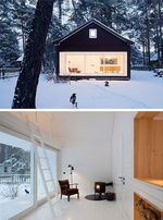Snow Cabin House Caroline Gomez