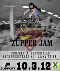 Zupper Jam 2012 Projekt X Skatehalle Trier Flyer