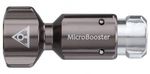 Der Topeak Micro Airbooster (23 Euro) ist mit 15g eine der leichtesten und kleinsten Kartuschenpumpen überhaupt.