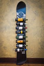 Snowboard Wine Rack Pinterest