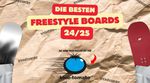 Die besten Freestyle Snowboards der Saison 24/25