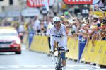 20. Etappe - Für die 54 Kilometer lange Zeitfahrstrecke von Bergerac nach Périgueux benötigte Tony Martin (Omega Pharma-Quick Step) nur 1:06,21 Stunden und ist damit unschlagbar schnell - Etappensieg Nummer 2 ihn. (Foto: Sirotti)