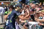 Valverde konnte in dieser Saison viele neue Fans dazugewinnen. Vor allem wegen der Tatsache, dass er sich in die Reihen der Top-Fahrer zurückgekämpft hat, obwohl eigentlich Quintana Movistars Vorzeigefahrer ist. (Foto: Sirotti)