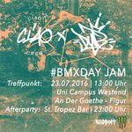 Anlässlich von #bmxday veranstalten die Ciao Crew und Dub BMX am 23.7.2016 einen Streetjam in Frankfurt. Hier erfährst du mehr.