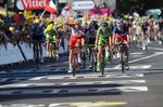 Geschafft - Alexander Kristoff feiert seinen ersten Etappensieg bei der Tour de Fance. (Foto: Sirotti)