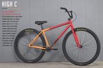 Sunday Bikes BMX Rad Model C 29 Zoll in rot orange
