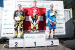 Das Podium der Elite Herren Schweizermeisterschaft (v.l.n.r. Marco Muff, Simon Waldburger, Mirco Weiss)