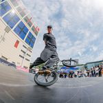 Unsere Flatlandshows waren besser besetzt als so mancher Contest hierzulande. Hier haben wir den amtierenden Deutschen Meister, Dustyn Alt, in seinem Element