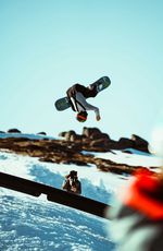 Snowboarden in Neuseeland