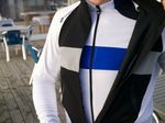 Barker recommends using a lightweight gilet or rain cape until you have warmed up at the start of a ride 